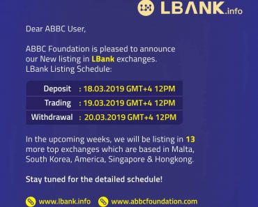 ABBC Coin listing on LBank